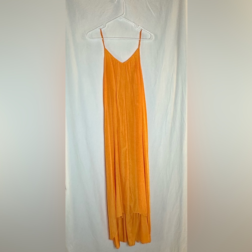 PS the label silky flowy maxi dress orange/yellow - worn once